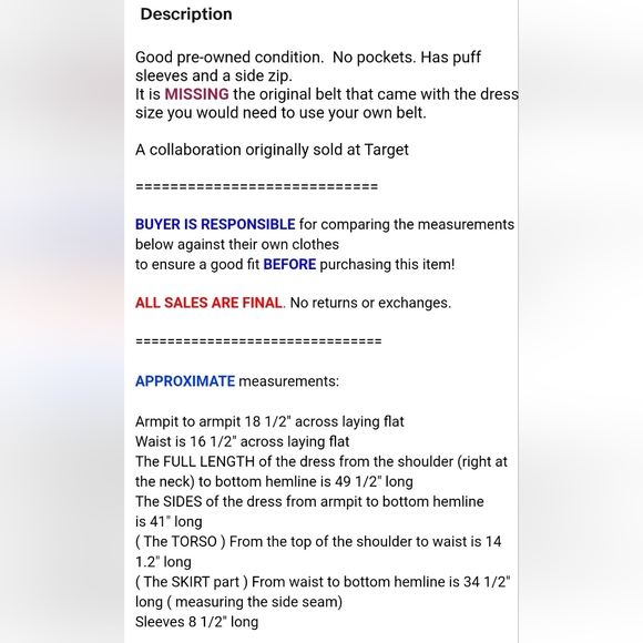 10 LoveShackFancy Estelle Floral Blue Puff Short Sleeve Midi Dress Target - Picture 2 of 16